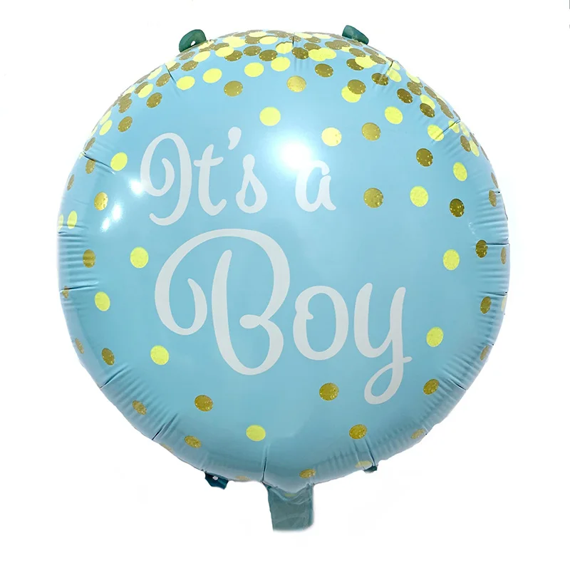 Nuevo 5 piezas 45X45 cm bebé niño niña globo niños decoración de la fiesta de cumpleaños de los niños de la ducha de bebé, es niño niña globo de helio globos Nuevo 5 piezas 45X45 cm bebé niño niña globo niños decoración de la fiesta de cumpleaños de los niños de la ducha de bebé, es niño niña globo de helio globos