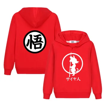 Lolocee kids Goku cartoon hoodie Boy girl anime funny sweatshirt New autumn tops hoodies child Dragon Ball casual clothes coats 6