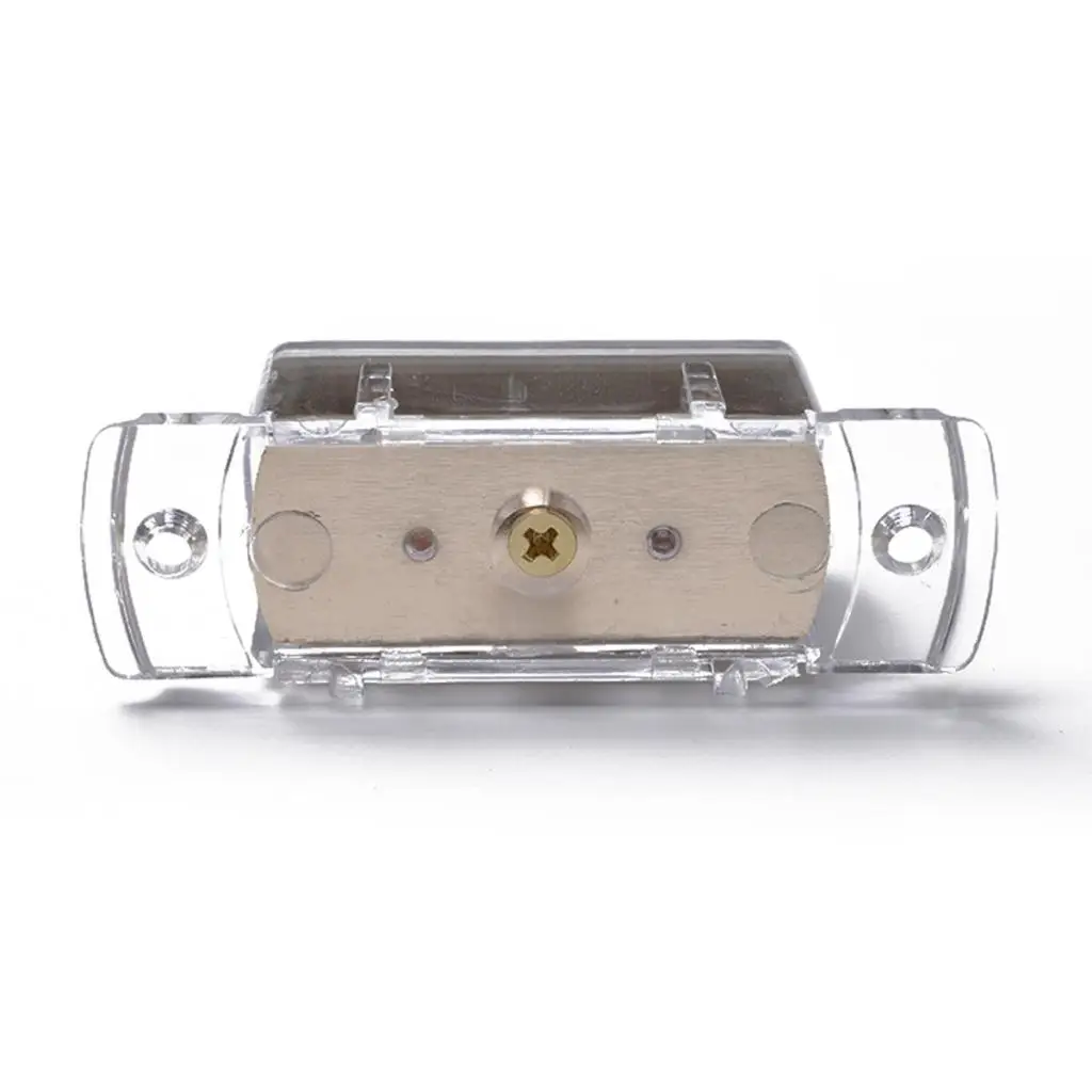 4-Way 1X 4AWG Input 4X 8AWG Output Power/Ground Cable Splitter Distribution Block Caja de distribucion bloc 