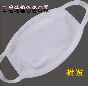 

2pcs Blank masks 3 100% cotton 100% cotton masks medical masks