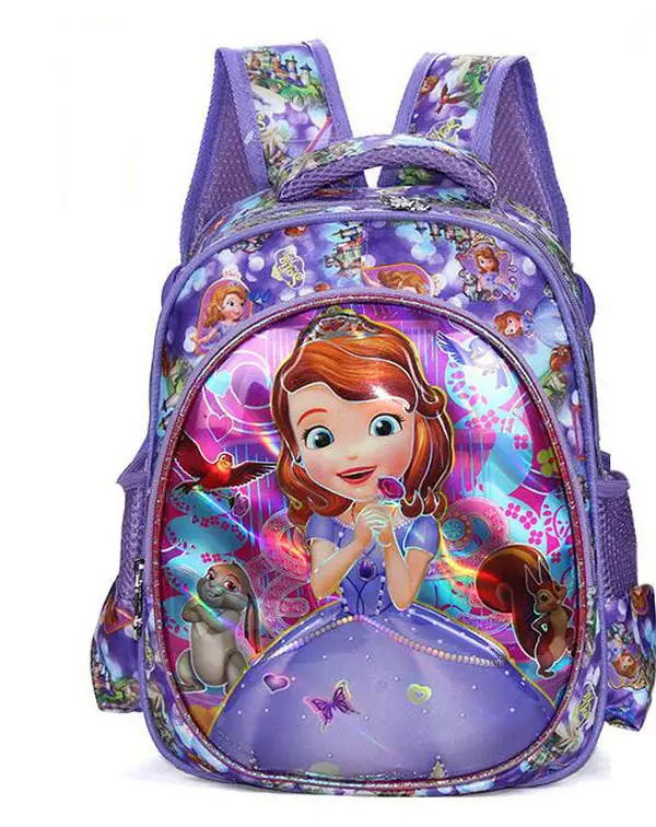 Childrens Disney Sofia The First Lilac Backpack Rucksack School Nursery Bag 