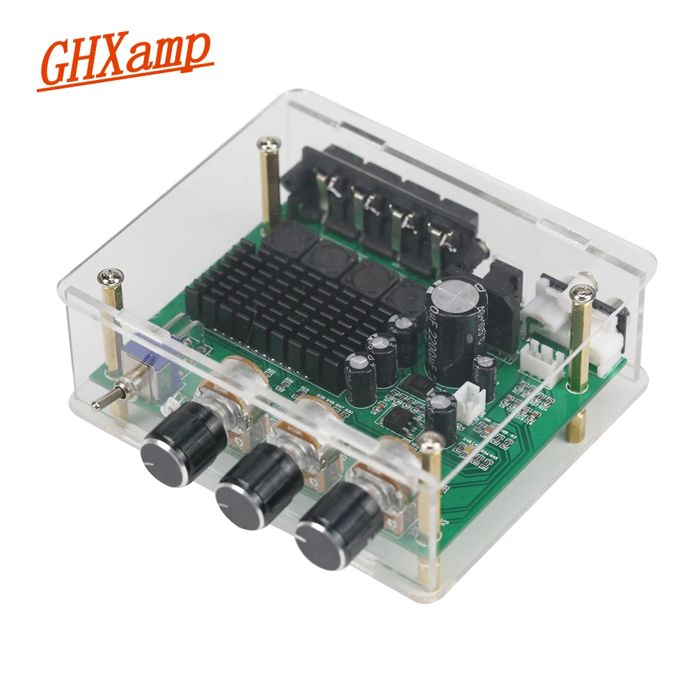 GHXAMP TPA3116D2 80W*2 Stereo Amplifier Audio Board TPA3116 Digital Amplifier Sound Preamplifier Tone High Power DC12-24V 1PC GHXAMP TPA3116D2 80W*2 Stereo Amplifier Audio Board TPA3116 Digital Amplifier Sound Preamplifier Tone High Power DC12-24V 1PC