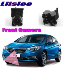 LiisLee Автомобильная фронтальная камера с капюшоном, сетка на переднюю решетку камеры для KIA Forte K3 2012- DIY ручной контроль канала фронтальная камера