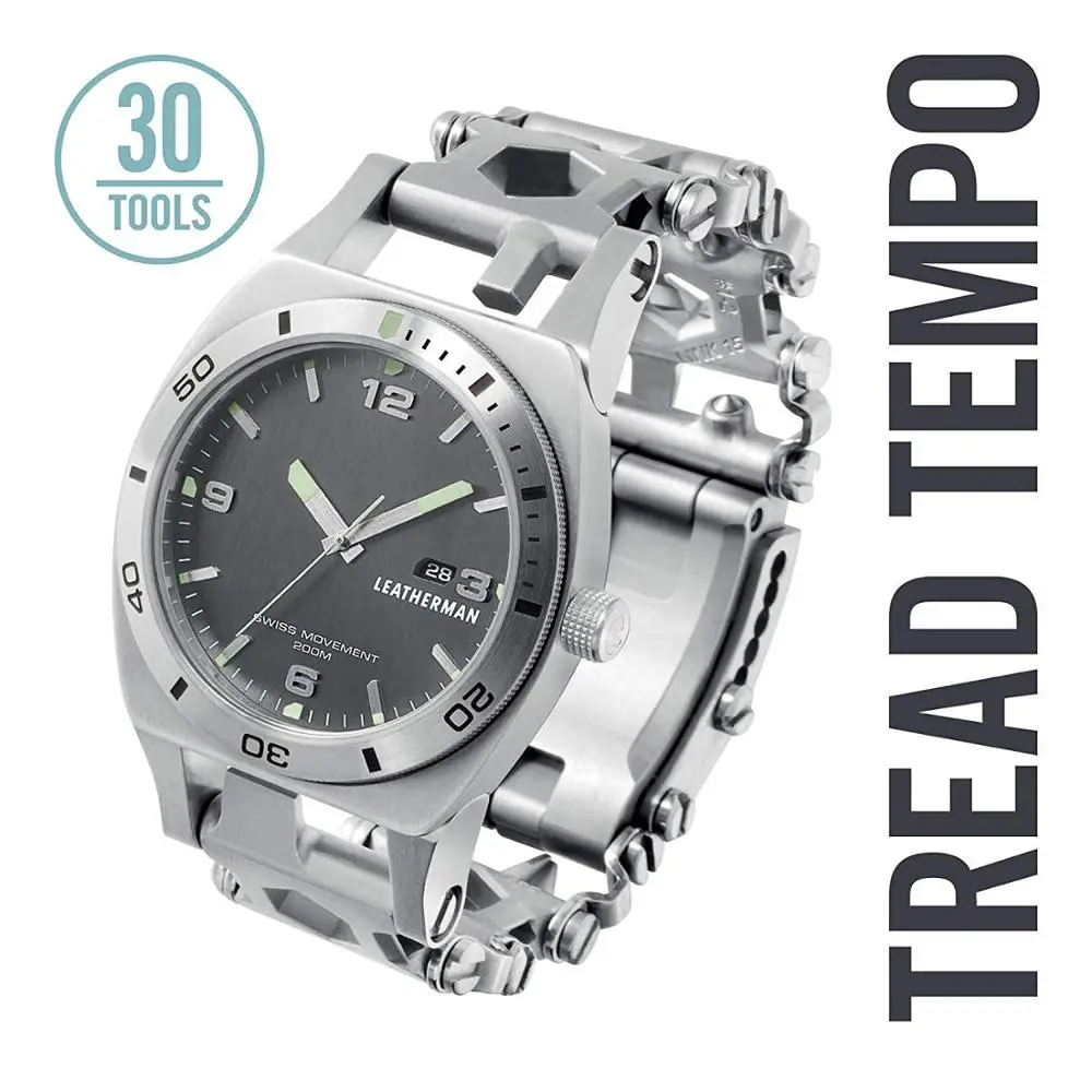 

LEATHERMAN - Tread Tempo Watch, Customizable Multitool Timepiece