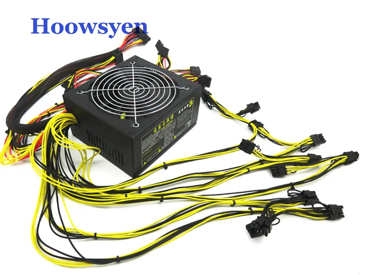 Mining case ETH ZCASH Miner power supply 1600W 12V 133A suitable for