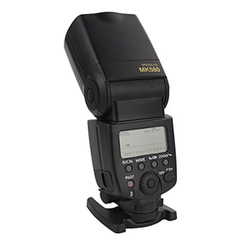Универсальная вспышка Meike 580 MK580 TTL E для Canon 7D 60D 600D 5D3 5D2 5D 550D 500D 450D 400D 350D 50D 40D 30D