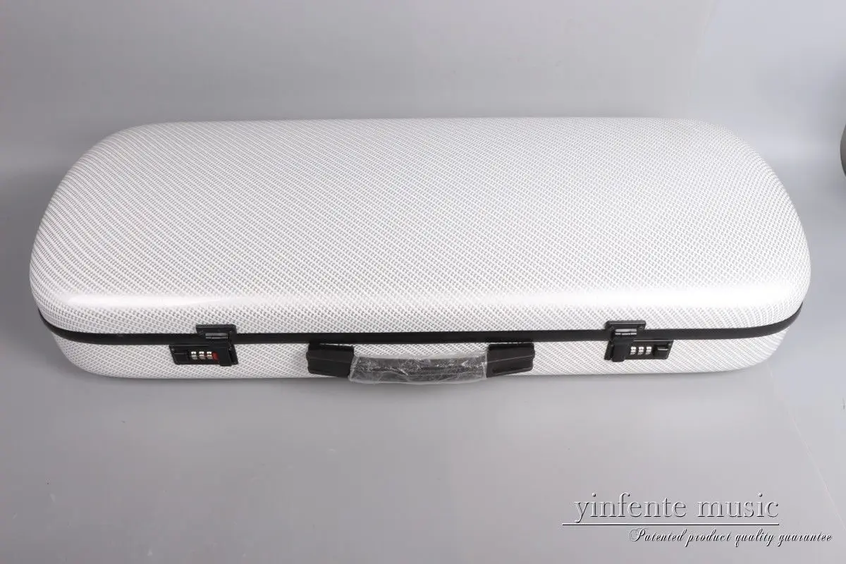 Yinfente двойной чехол для скрипки 4/4 полноразмерный чистый корпус из углеродного