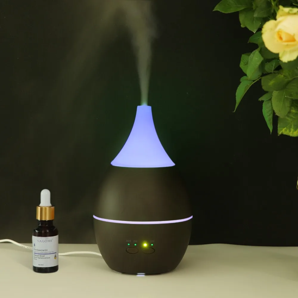

110V-220V Universal Essential Oil Aroma Diffuser Bowling Style Ultrasonic Air Humidifier Colorful Night Light 300ML Mist Maker