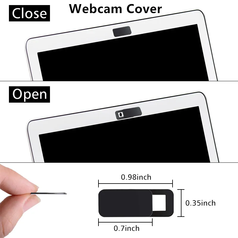 

Webcam Cover,Web Camera Cover Fits for Macboook Pro iMac Laptop Smartphone for iPhone Samsung Xiaomi Huawei Protect Your Privacy