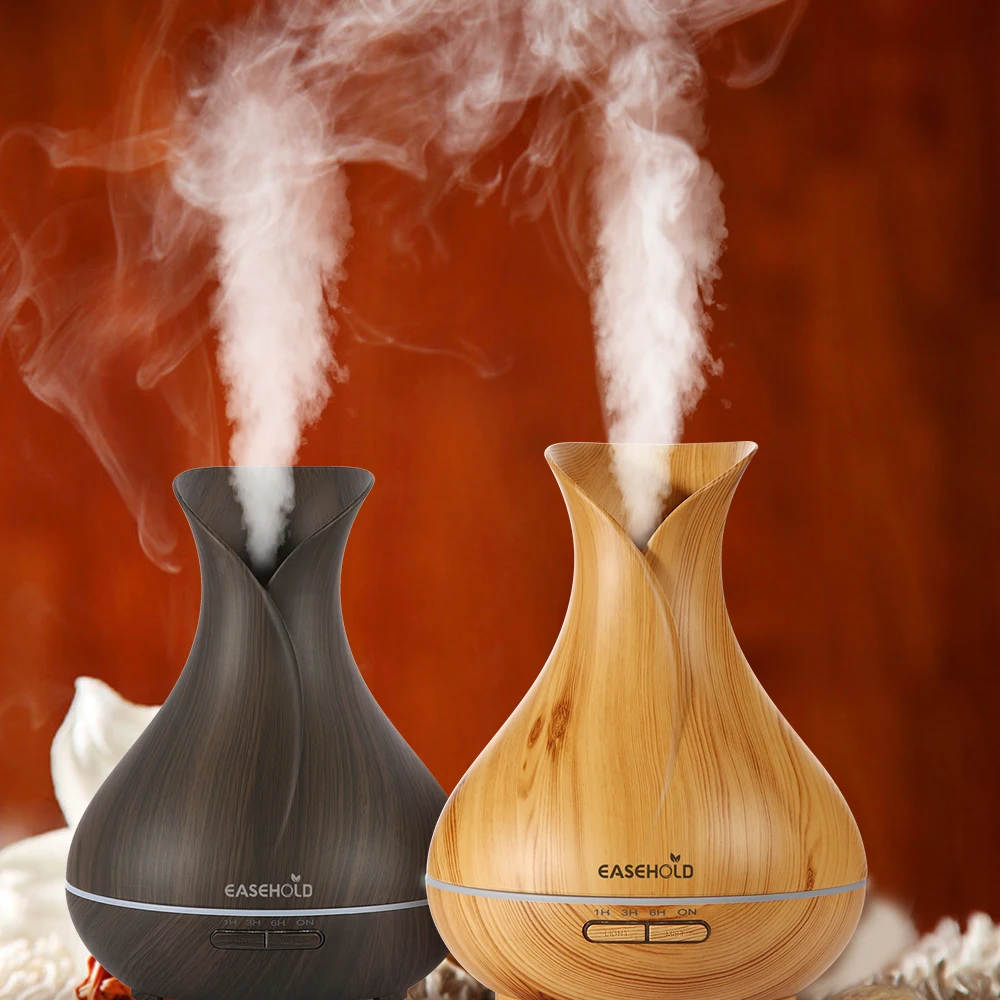  EASEHOLD 400ml Aroma Essential Oil Diffuser Ultrasonic Air Humidifier 7 color changing Auto Shut Of