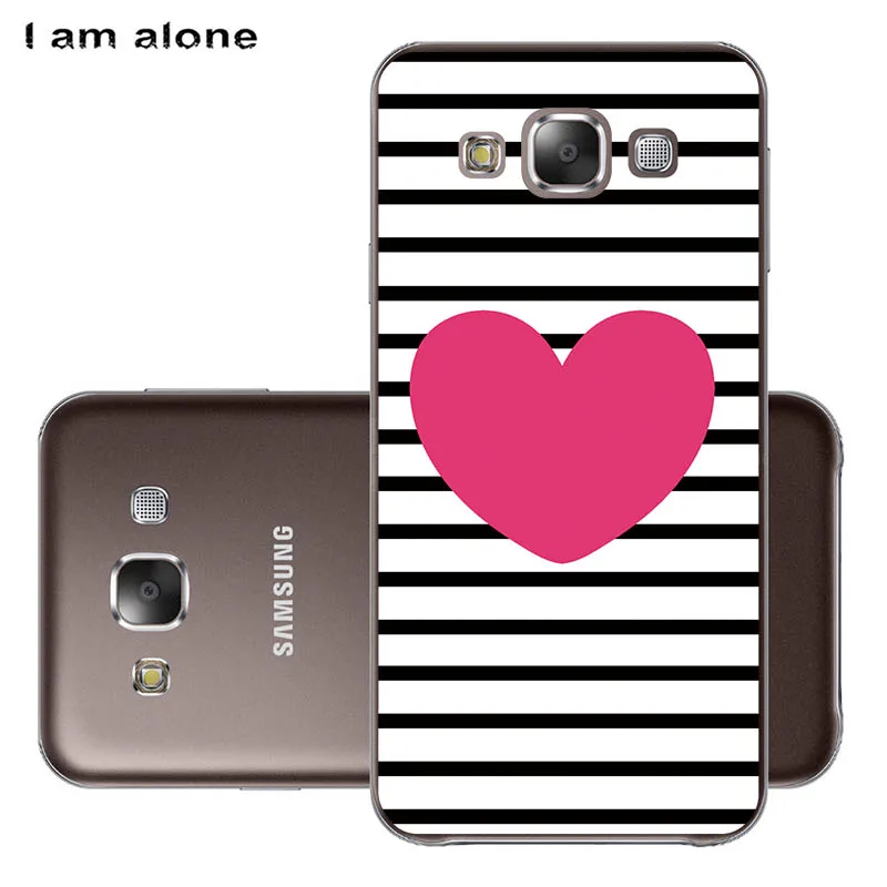 Чехлы для телефонов I am alone для samsung Galaxy E5 E500, 5,0 дюймов, жесткие пластиковые чехлы для мобильных телефонов, Модные цветные сумки - Цвет: PC HH63