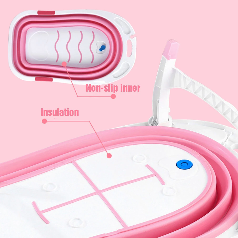 Складной и Портативный детская ванночка плавать Ванна для Портативный для новорожденных Детская ванна Экологичные PP TPR 0 м до 6Y