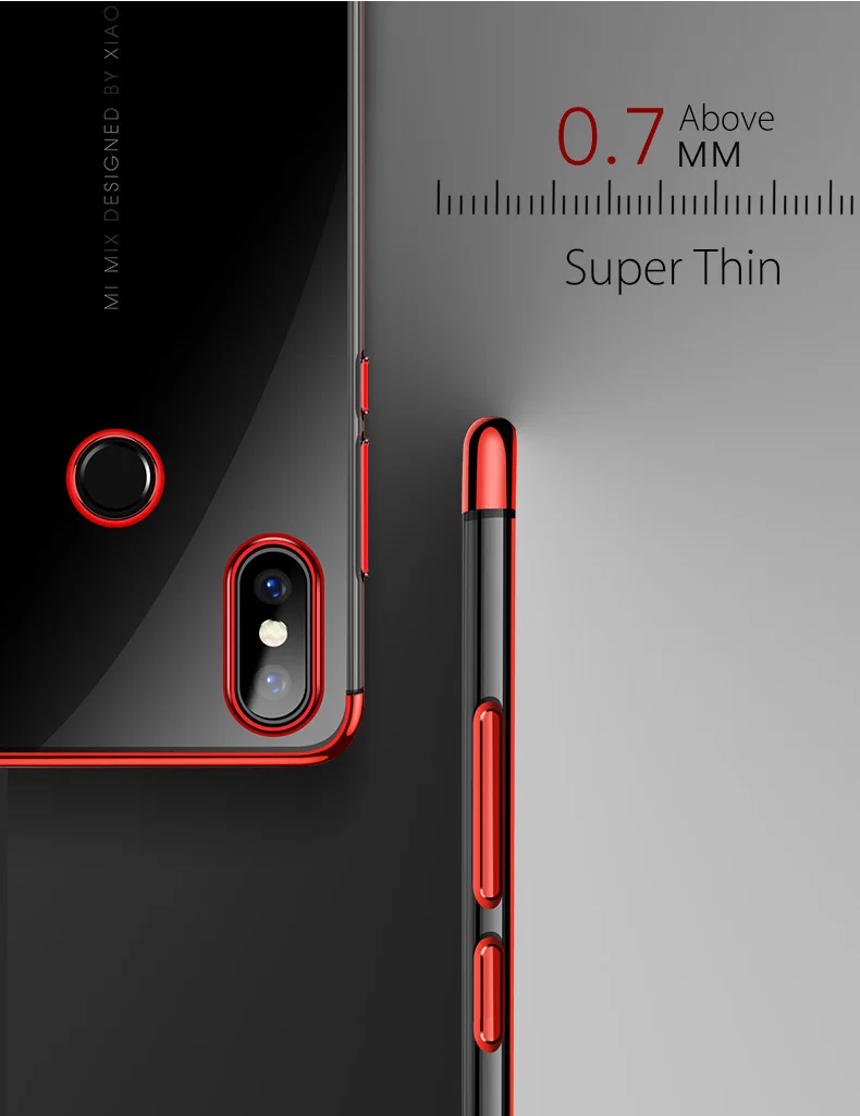 BBSW Electroplate Soft TPU Phone Case for Xiaomi Mi8 SE Mix2S 6X 5X Redmi 5 Plus Note 5 Pro 5A 5A 4X Redmi Note 4X Shining Cover (9)