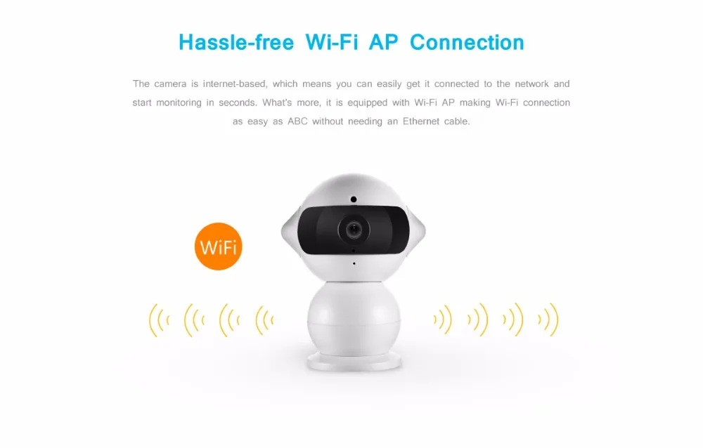 ANNKE FHD 960P Беспроводная IP камера Smart Wi-Fi CCTV камера видеонаблюдения P2P Детский Монитор Pan Tilt камера безопасности двухстороннее аудио