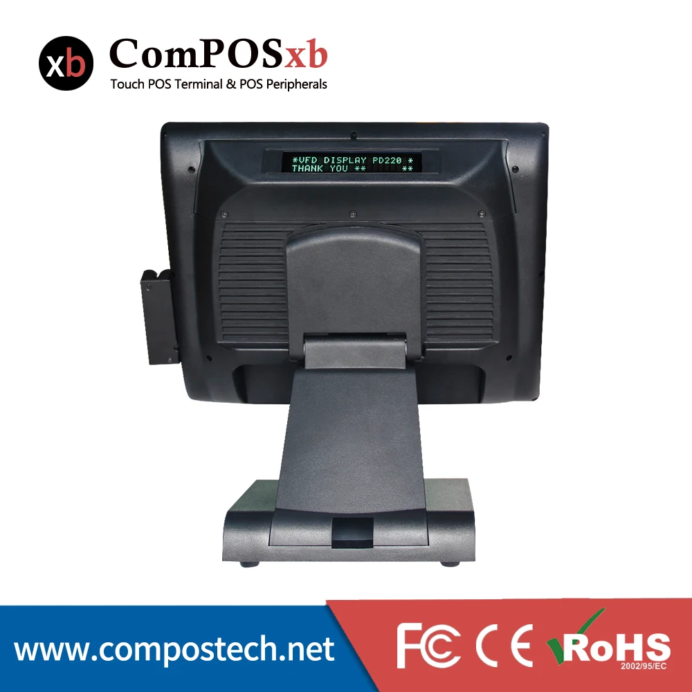 Pos الكل في واحد/لطيفة جودة/حار المبيعات 12 بوصة اللمس ماكينة تسجيل المدفوعات النقدية/POS آلة 58 مللي متر استلام طابعة + درج للنقود الباركود ماسحة