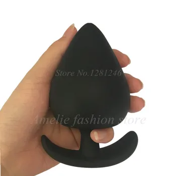 Super Big Size Anal Sex Toys 100% Silicone Unisex Huge Butt Plug Anal Plugs Anal Sex Toys for Women Men Waterproof Anus Massager 3