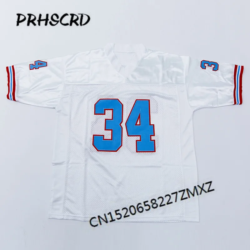 

Retro star #34 Earl Campbell Embroidered Throwback Football Jersey