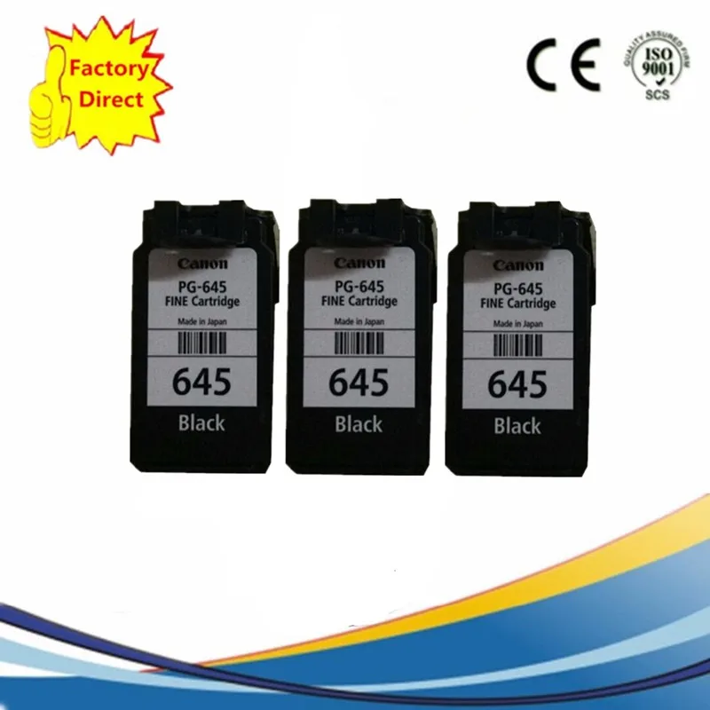 3BK PG645XL PG 645XL PG-645XL CL-646XL CL646XL CL 646XL чернильные картриджи многоразовых картриджей для Canon Pixma MG 2460 2560 2960 2965 - Цвет: 3BK