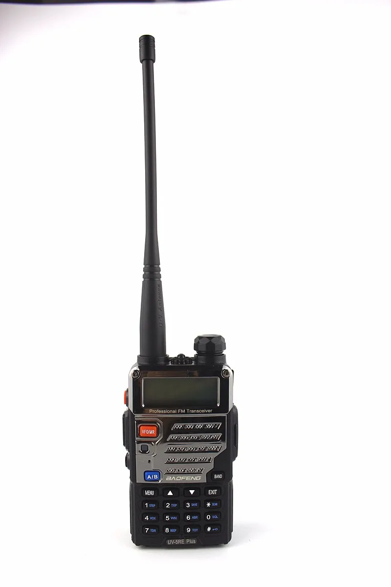 BaoFeng UV-5RE Plus рация 128CH Двухдиапазонная VHF 136-174MHz& UHF 400-520MHz трансивер двухстороннее радио портативное переговорное устройство