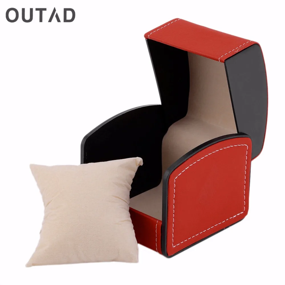 

Luxury Watch Box Gift Boxes Genuine Leather Watch Box With Pillow Watch Packaging For Bangle Ring Earrings Wrist Watch Box