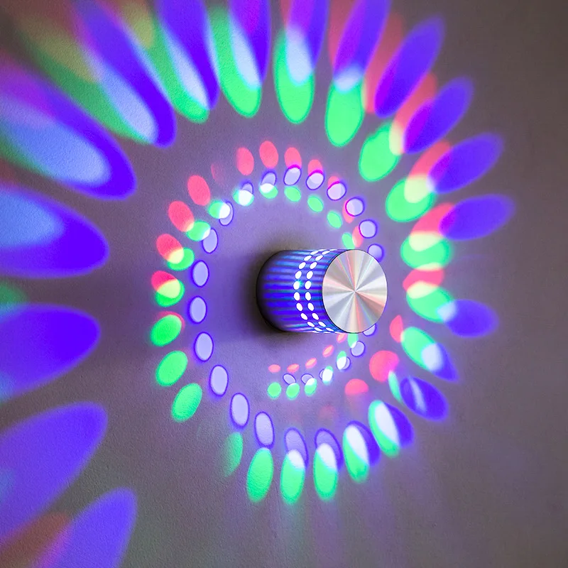 CHICLITS настенный светильник светодиодный RGB 3 Вт 220 В KTV караоке бар настенные