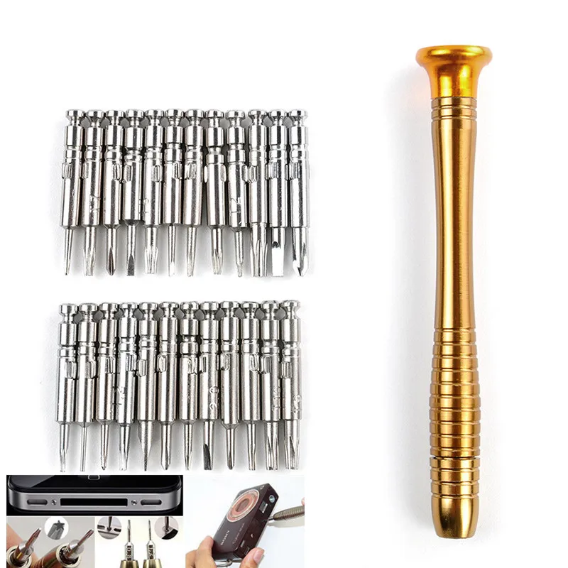 

One Set 25 in1 Precision Torx Screwdriver Cell Phone Repair Tool Set For Phone Laptop