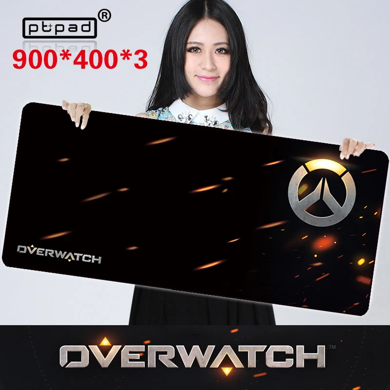pbpad Store Large overwatch mouse pad Gaming Mouse Pad speed Locking Edge Keyboard Mat Table Mat