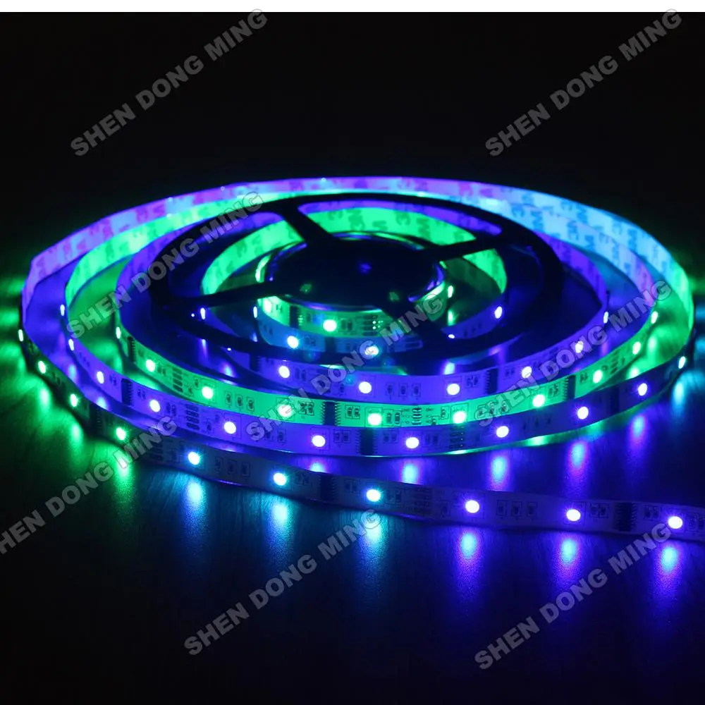 30M/lot LED Pixel Strip RGB Led Strip 10IC 30Leds Changeable Full Multi Colors LPD6803 Digital