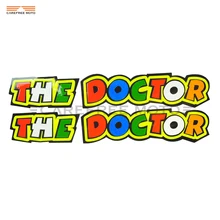 2 PCS Motorcycle Sticker Rossi 46 THE DOCTOR Motocoss Helmet Reflective Stickers Decal Case for Yamaha Honda AGV