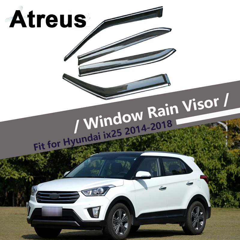 Atreus для Hyundai IX25/Creta 2014 2015 2016 2017 2018 автомобильные аксессуары дверь дым Окно
