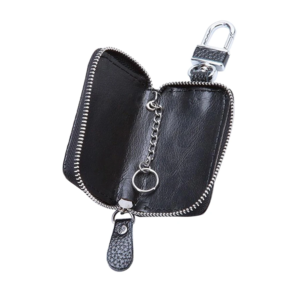 Auto Car Key Leather Case Pouch Remote Keychain Bag Holder Organizer (Black) | Автомобили и мотоциклы