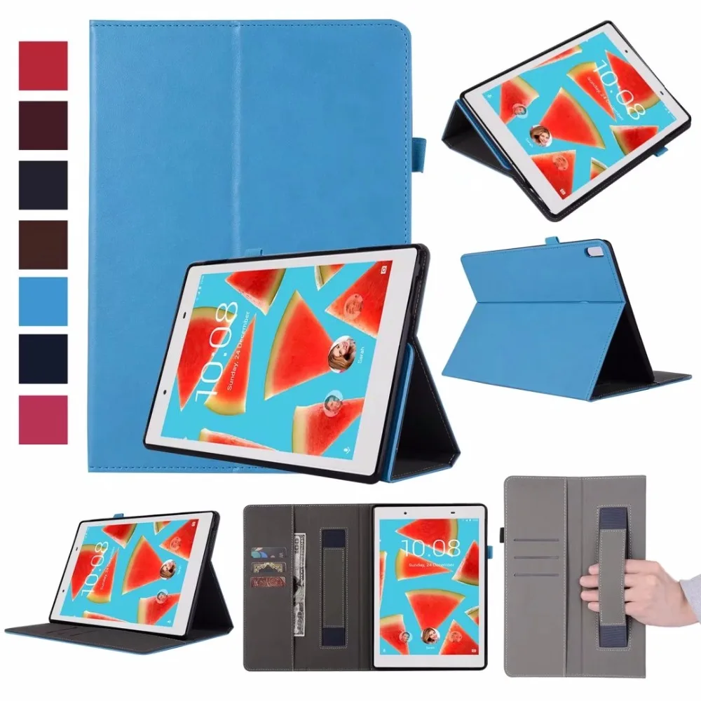 For TAB 4 10 Plus X704 Smart Leather Cases cover For Lenovo TAB 4 10 TB