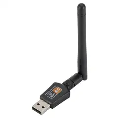 Беспроводной 600 Мбит/с Wi-Fi маршрутизатор с usb-портом адаптер PC сетевая LAN Карта ключ с антенной