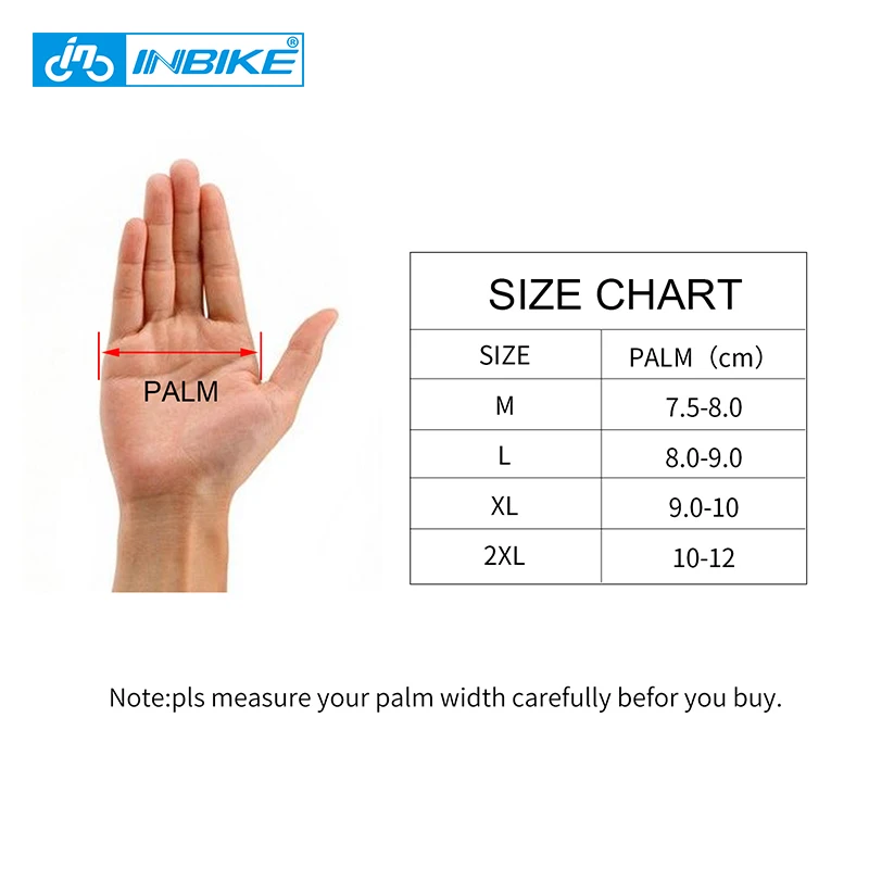 INBIKE ciclismo guantes pantalla táctil GEL bicicleta guantes de deporte a prueba de golpes a prueba MTB Carretera dedo completa bicicleta guante para hombres mujer ciclismo