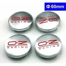 

4pcs 60mm Wheel Hub Caps Centre Cover OZ RACING For Hyundai Santa Solaris Tucson Creta IX35 I30 For KIA Sportage Rio