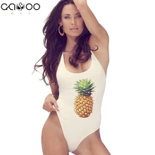 Сексуальный женский купальник, мягкий, с рисунком ананаса, пляжный купальник, женский купальник с открытой спиной, Женский цельный купальник, Badpak