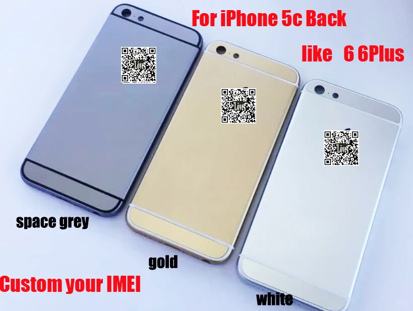 customize your imei for iphone 5c replacement back chassis