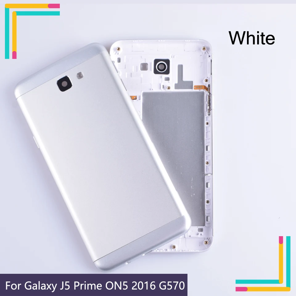 Новая задняя дверь средняя рамка корпуса для Samsung Galaxy J5 Prime ON5 2016 G570 G5700 Корпус