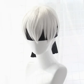 NieR Automata YoRHa No.2 Type B and No.9 Type S Cosplay Wigs and Wig Cap 5