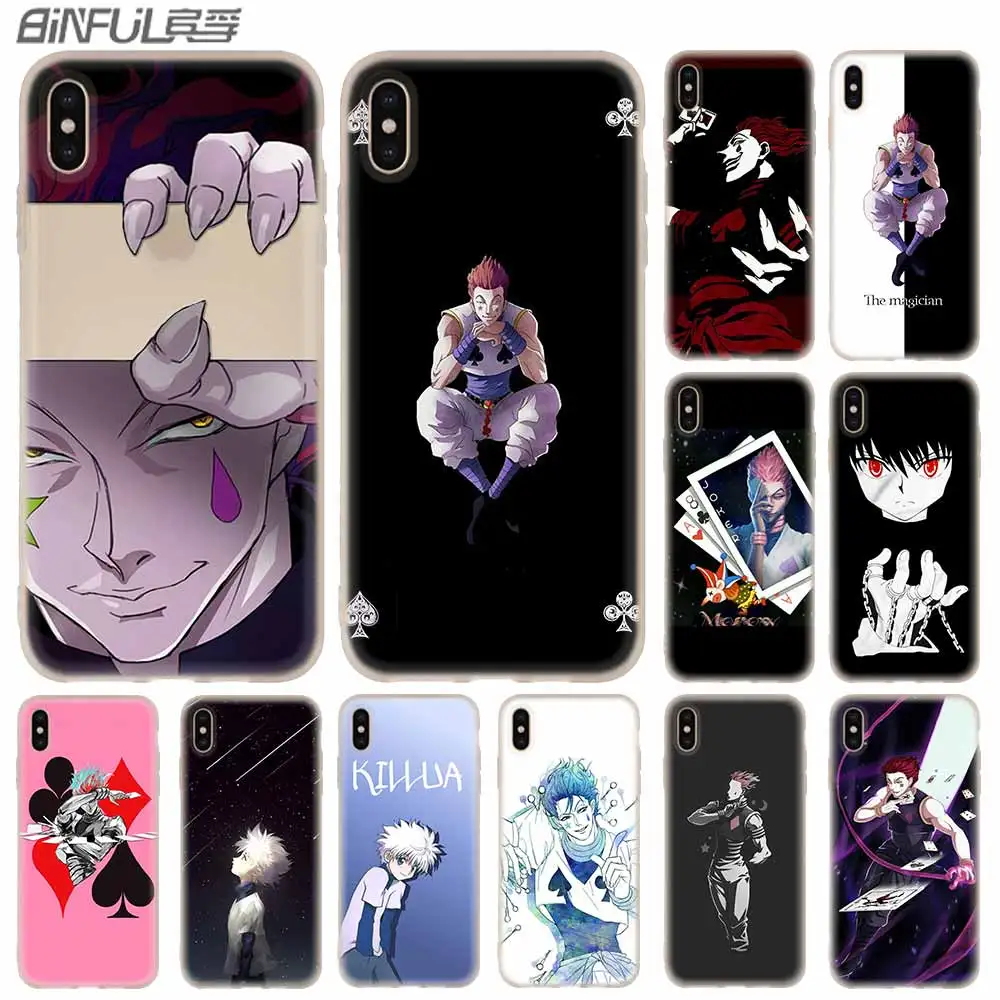 Чехол с логотипом Hunter X силиконовый мягкий чехол для iPhone 12 11 Pro XS Max XR 8 7 6 Plus 5s SE 2020 S 1