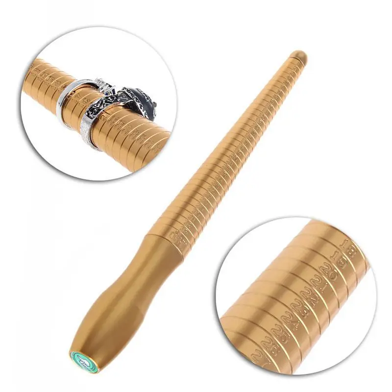 

Copper Smooth Ring Gauge Mandrel Sizer Measure Jewelry Stick Finger Tools