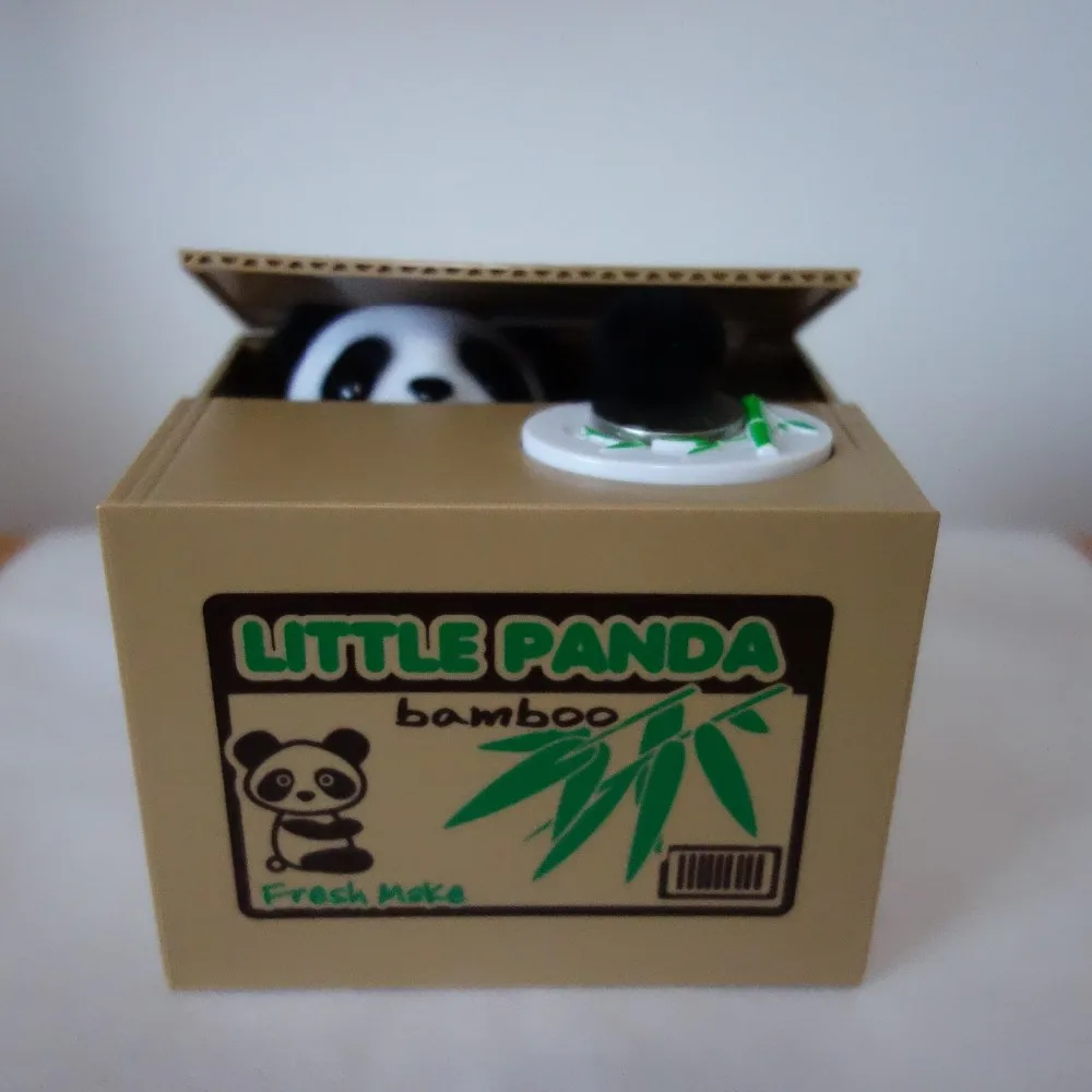 Panda Thief Money boxes toy piggy banks gift kids money boxes Automatic Stole Coin Piggy Bank Money Saving Box Moneybox