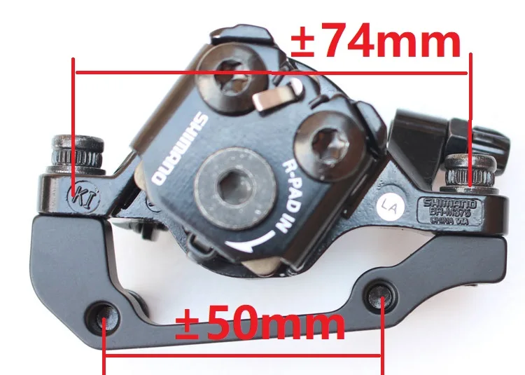 SHIMANO дисковый тормозной суппорт 160 180 мм BR M375 тормозное зажимное устройство