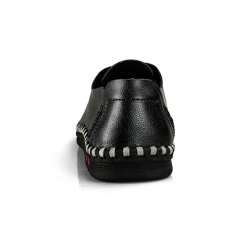 New Arrival Men Flats Casual Leather shoes Hand-sewing Lace-Up Loafers Genuine leather Soft Driving shoes Moccasins 02C New Arrival Men Flats Casual Leather shoes Hand-sewing Lace-Up Loafers Genuine leather Soft Driving shoes Moccasins 02C