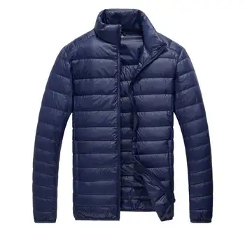 

2020 Autumn Winter Duck Down Jacket Ultra light Men 90% Coat Waterproof DownFashion mens collar Outerwear coat