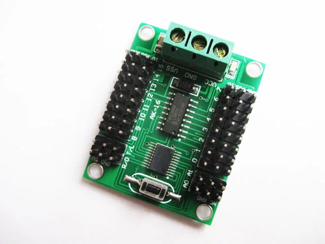 

Arduin 16-way Rudder Control Board Rudder Controller Compatible with SSC32 Basic Instruction Strip Offline
