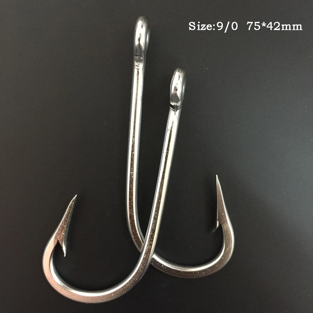 

CN03 9/015 pieces Pack Stainless Steel Mustad Fishing Hook Big Game Fishing Hook Mustad Fishing Hook