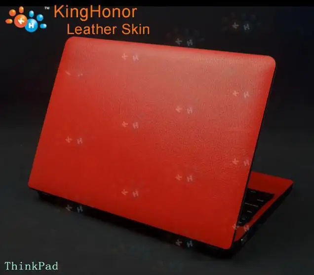 KH ноутбука углеродного волокна крокодил змеиной кожи кожаная наклейка кожного Покрова гвардии протектор для lenovo Thinkpad L440 14" - Цвет: Red Leather skin