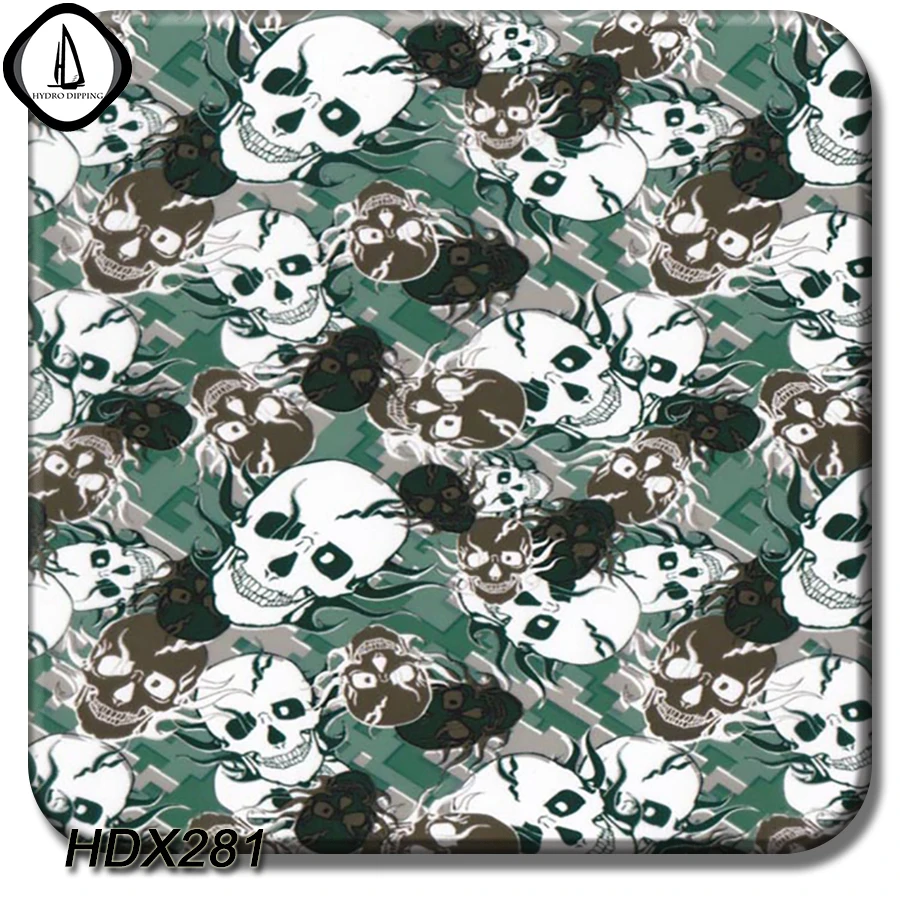 Buy Hydro Arts WTP Green skull Pattern Hydrographic