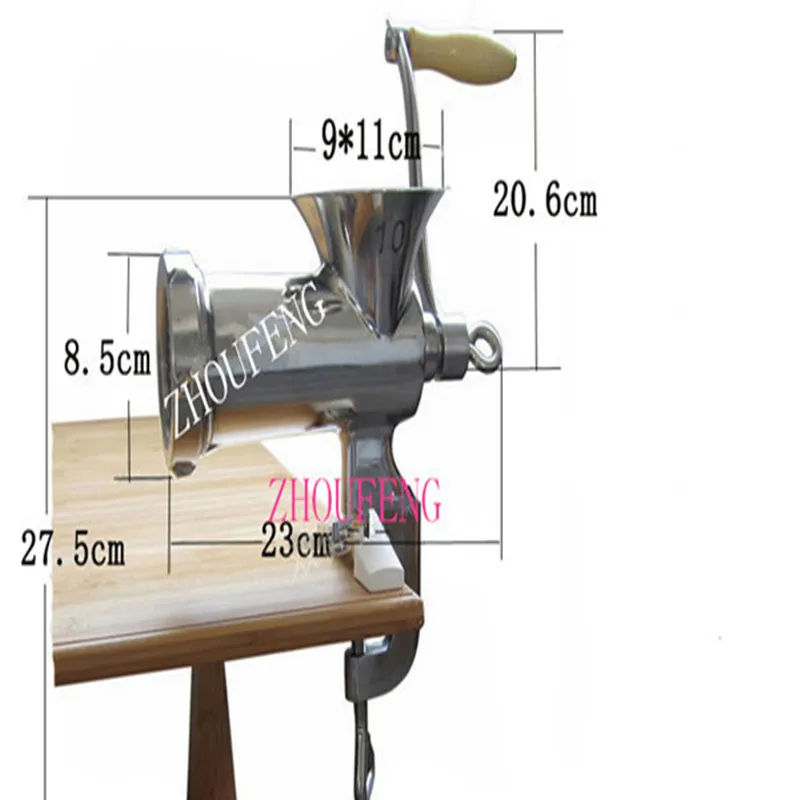 Ручная мясорубка Мясорубка из нержавеющей стали 10 # ZF|meat mincing machine|mincing machinemeat grinder |